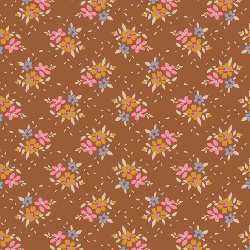Tilda Patchwork Stoff Baumwolle - Creating Memories - Frida Brown